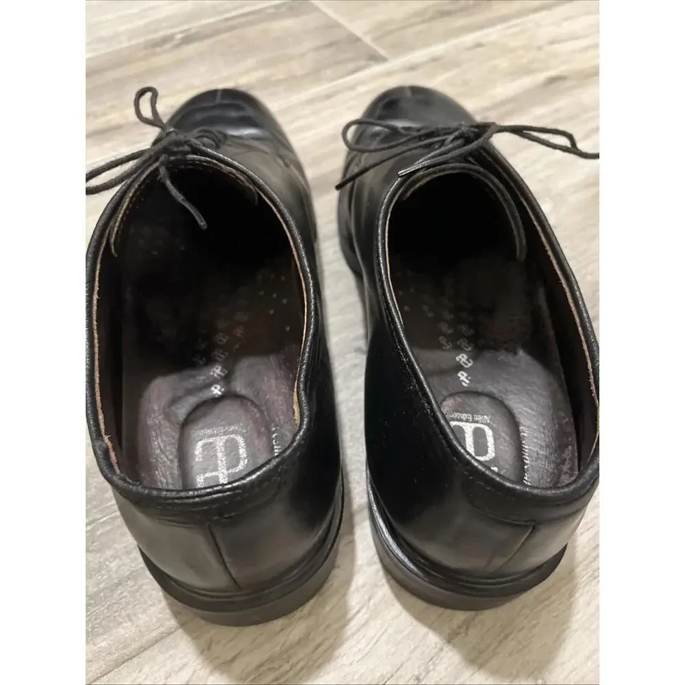 ALLEN EDMONDS BLACK MENS OXFORD DRESS SHOES SIZE 11 REMOVEABLE INSOLES VGC!